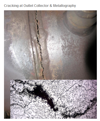 SMR Outlet Collector Cracking